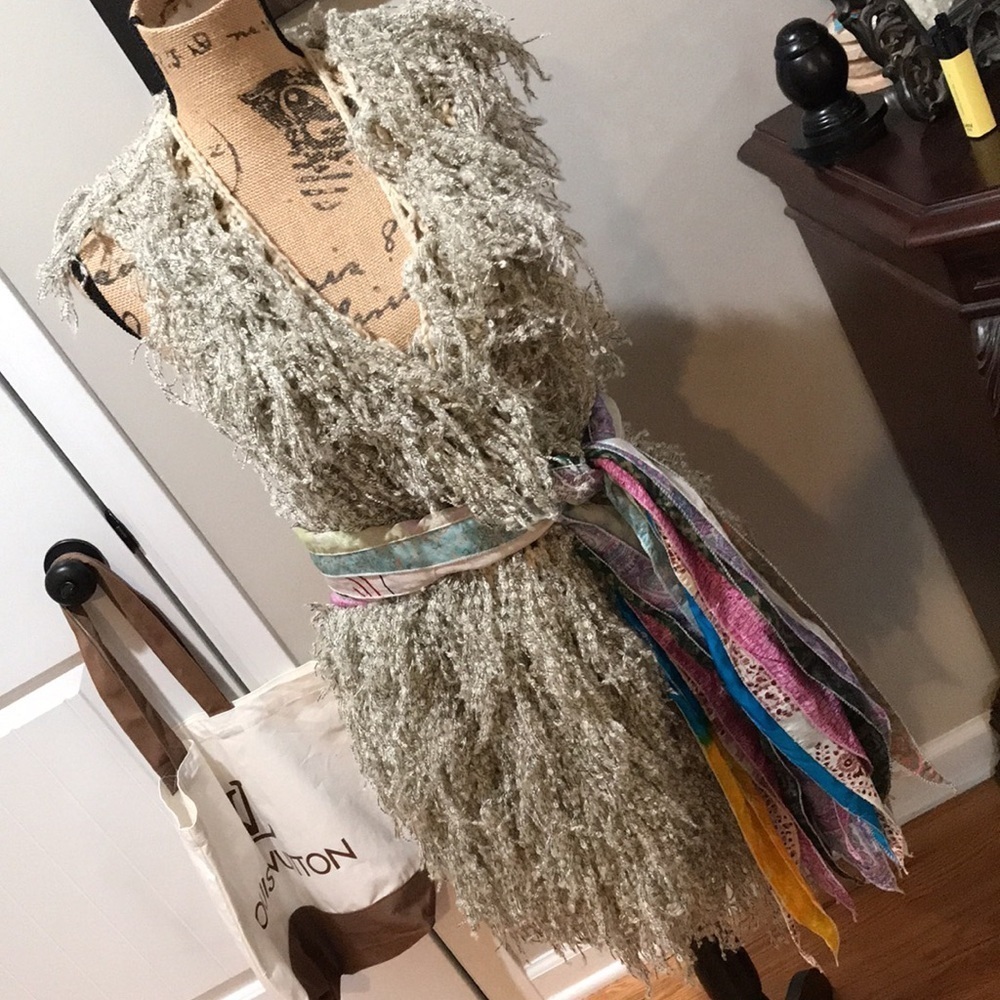 🌸Boho Crocheted Vest